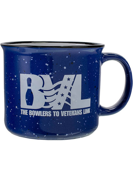 BVL Campfire Mug in Blue - Side View