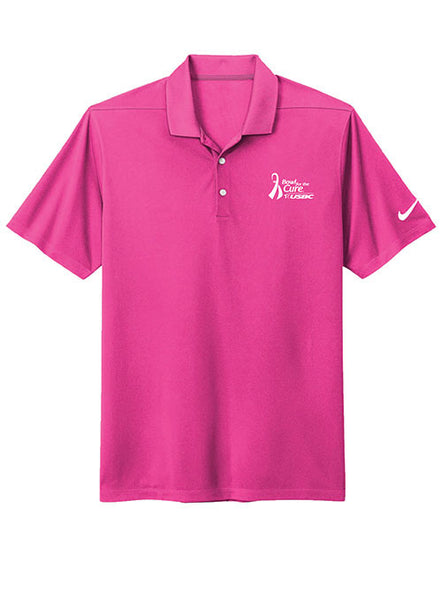 Bowl for the Cure Nike® Polo in Pink - Front View