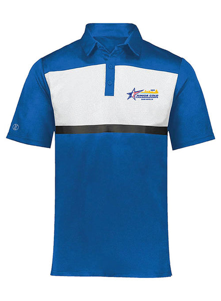 Junior Gold 2022 Performance Polo in Royal | USBC Polos | USBC Bowling Store