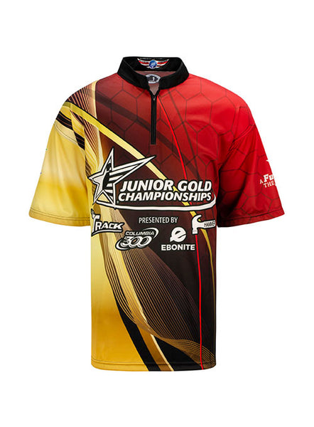 Junior Gold Championships TV Jersey in Red & Yellow, Jerseys