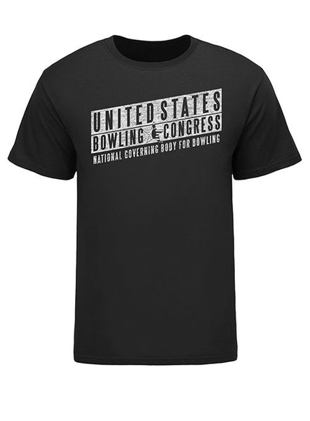 USBC Governing Body T-Shirt in Black - Front View