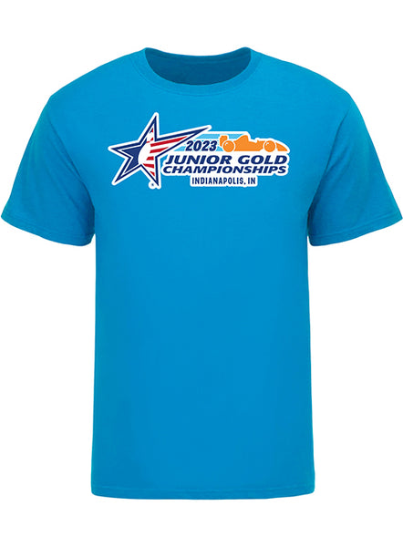 U12 2023 Junior Gold Championships Participant Shirt - Front View