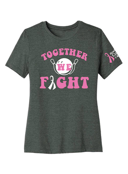 Ladies Bowl for the Cure® Together We Fight T-Shirt - Front View