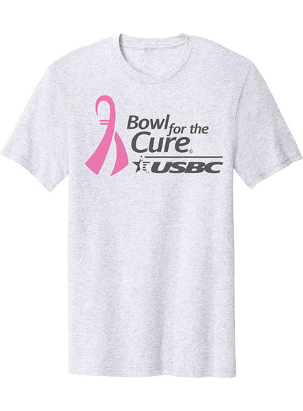 Bowl for the Cure® White Heather T-Shirt - Front View