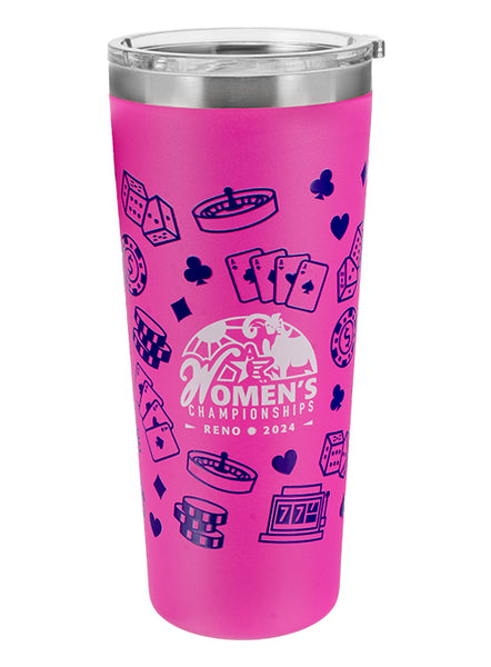 2024 Women's Championships Stainless Steel Tumbler - Front View