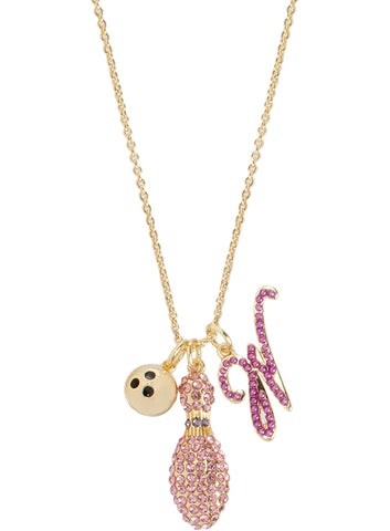 Women's Championships Charm Necklace - Front View