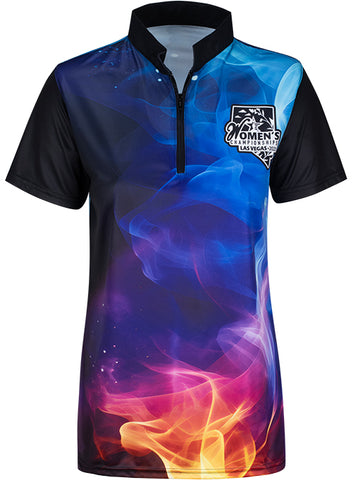 2025 Women's Championships Ladies Sublimated Flame Smoke Jersey