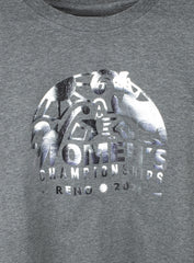 2024 Women's Championships Ladies Long Sleeve Event Logo Foil Shirt - Close up