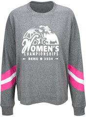 2024 Women's Championships Ladies Long Sleeve Event Logo Foil Shirt