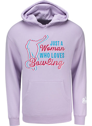 2025 Women's Championships Just a Woman Who Loves Bowling Sweatshirt