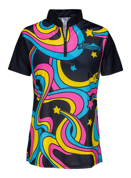 2024 Junior Gold Championships Ladies Sublimated Cosmic Jersey - Front View