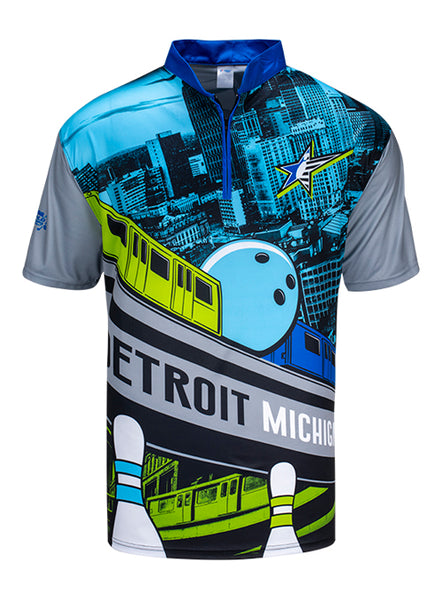 2024 Junior Gold Championships Adult Sublimated Detroit Jersey - Front View