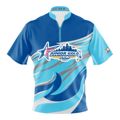 2024 Junior Gold Championships Adult Sublimated Flame Jersey - Front View