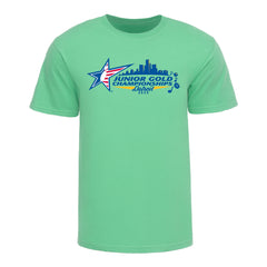 2024 Junior Gold Championships U12 Participant T-Shirt - Front View