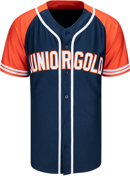 Junior Gold Championships Baseball Jersey - Front View