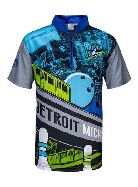 2024 Junior Gold Championships Youth Sublimated Detroit Jersey - Front View