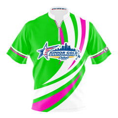 2024 Junior Gold Championships Youth Sublimated Swoop Jersey - Front View