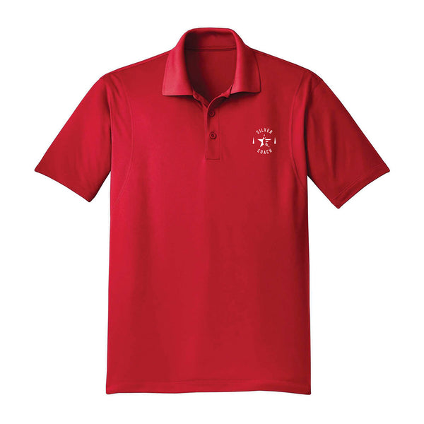 Red USBC Silver Coach Polo