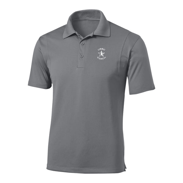 USBC Grey Coach Polo - Front View