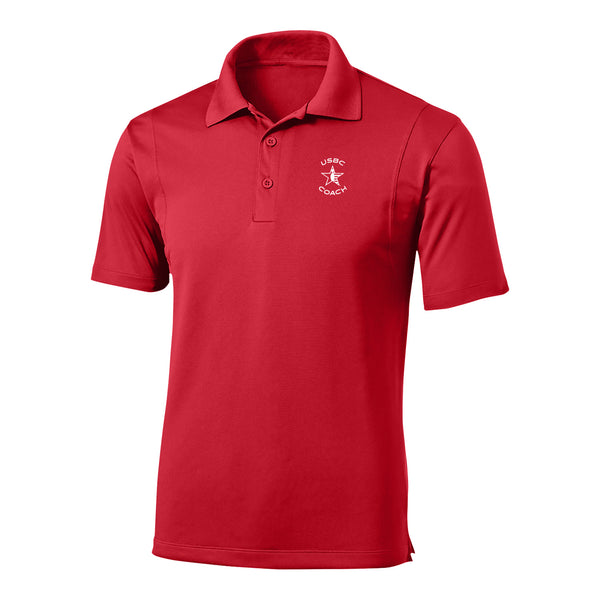 USBC Red Coach Polo - Front View