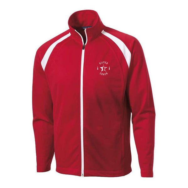 Red USBC Silver Coach Track Jacket