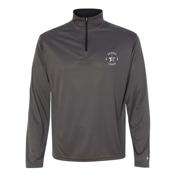 Graphite USBC Bronze Coach Quarter-Zip Pullover