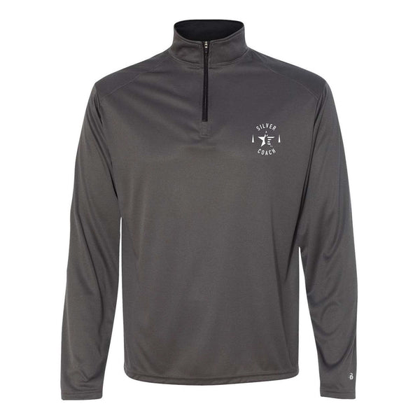 Graphite USBC Silver Coach Quarter-Zip Pullover