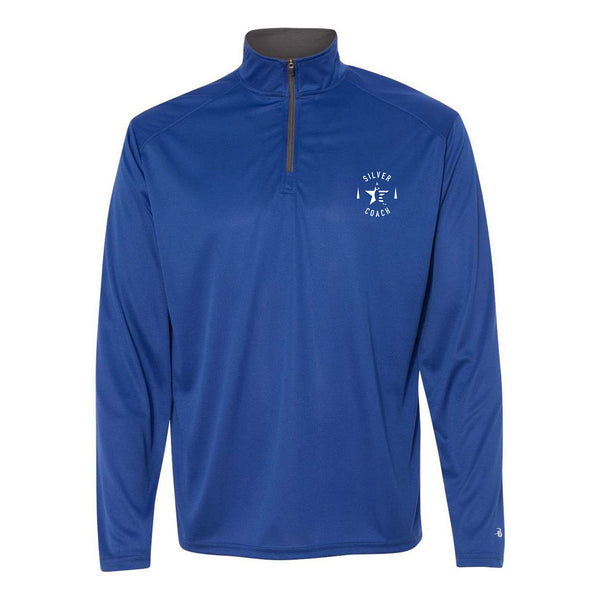 Blue USBC Silver Coach Quarter-Zip Pullover