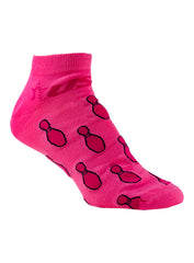 USBC Ladies Pink Socks - Front Right View