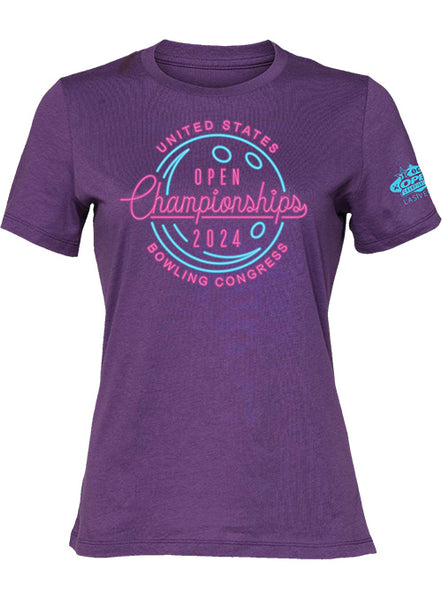 2024 Open Championships Ladies Neon Bowl T-Shirt