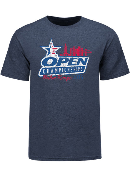 2025 Open Championships Distressed Logo Navy T-Shirt