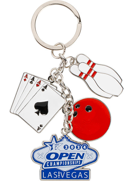 2024 Open Championships Charm Keychain - Front View