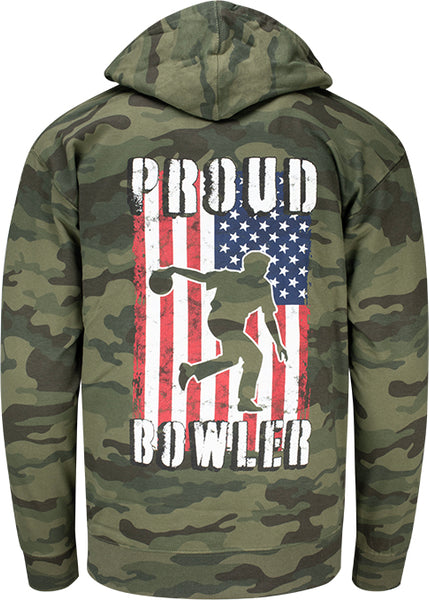 BVL Proud Bowler Camo Full-Zip Jacket - Back View
