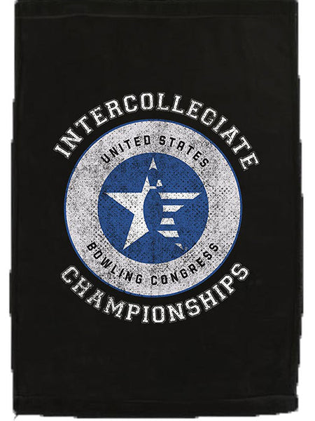 ITC 2023 Black Distressed Logo Towel