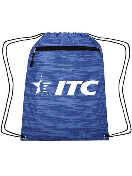 ITC Drawstring Bag, Blue