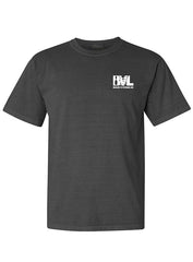 BVL American Flag Bowler Grey T-Shirt - Front View
