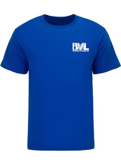 BVL Bowling American Flag T-Shirt in Blue - Front View