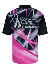 Bowl for the Cure® Swirl Jersey in Black, Pink and White - Back View