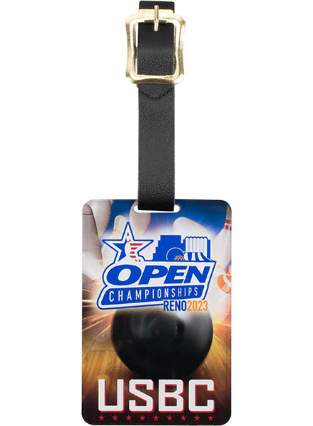 2023 Open Championships Acrylic Bag Tag - Front View