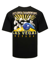 2022 Open Championships Performance T-Shirt in Black - Back View