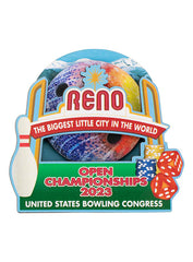 2023 Open Championships Spinning Reno Magnet in Multicolor - Front View