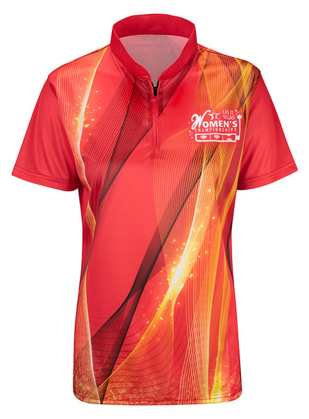 2023 Women's Championships Ladies Sublimated Red Jersey - Front View
