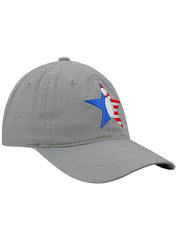 USBC Pinstar Cotton Hat in Grey - Right Side View
