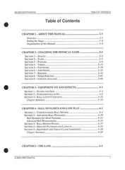 USBC Silver Manual - Table of Contents