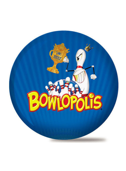 Bowlopolis Viz-a-Ball in Blue - Front View