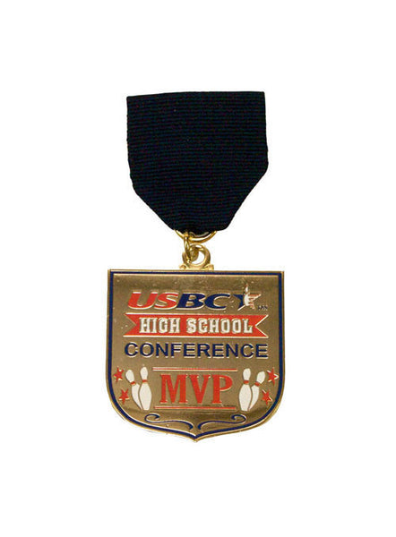 USBC High School Conference MVP Medallion - Front View