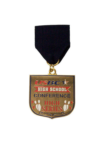 USBC High School Conference High Series Medallion - Front View