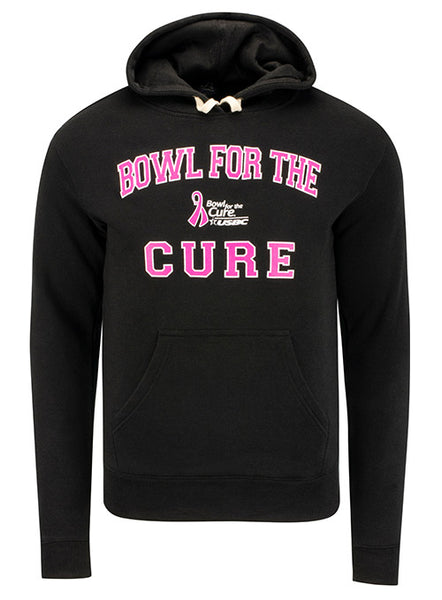 Bowl for the Cure® Hooded Sweatshirt in Black - Front View