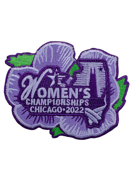 2022 Women's Championships Floral Emblem - Front View