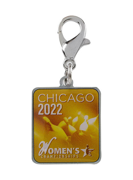 2022 Women's Championships Gold Shoe Charm - Front View